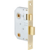 Замок врезной межкомнатный с защелкой KALE 251WC латунь/золото