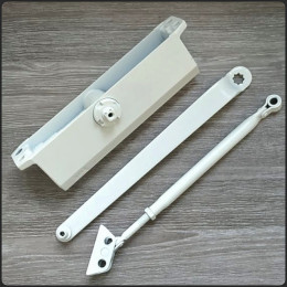 Дверний доводчик Kale KD002 / 50-550 80-120 кг білий