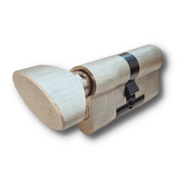 Цилиндр замка ШЕРЛОК HK 60 (30*30T) никель