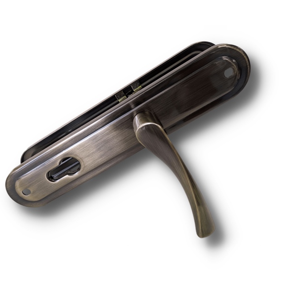 Дверна ручка на планці FUARO 08 CK-03 85 мм бронза